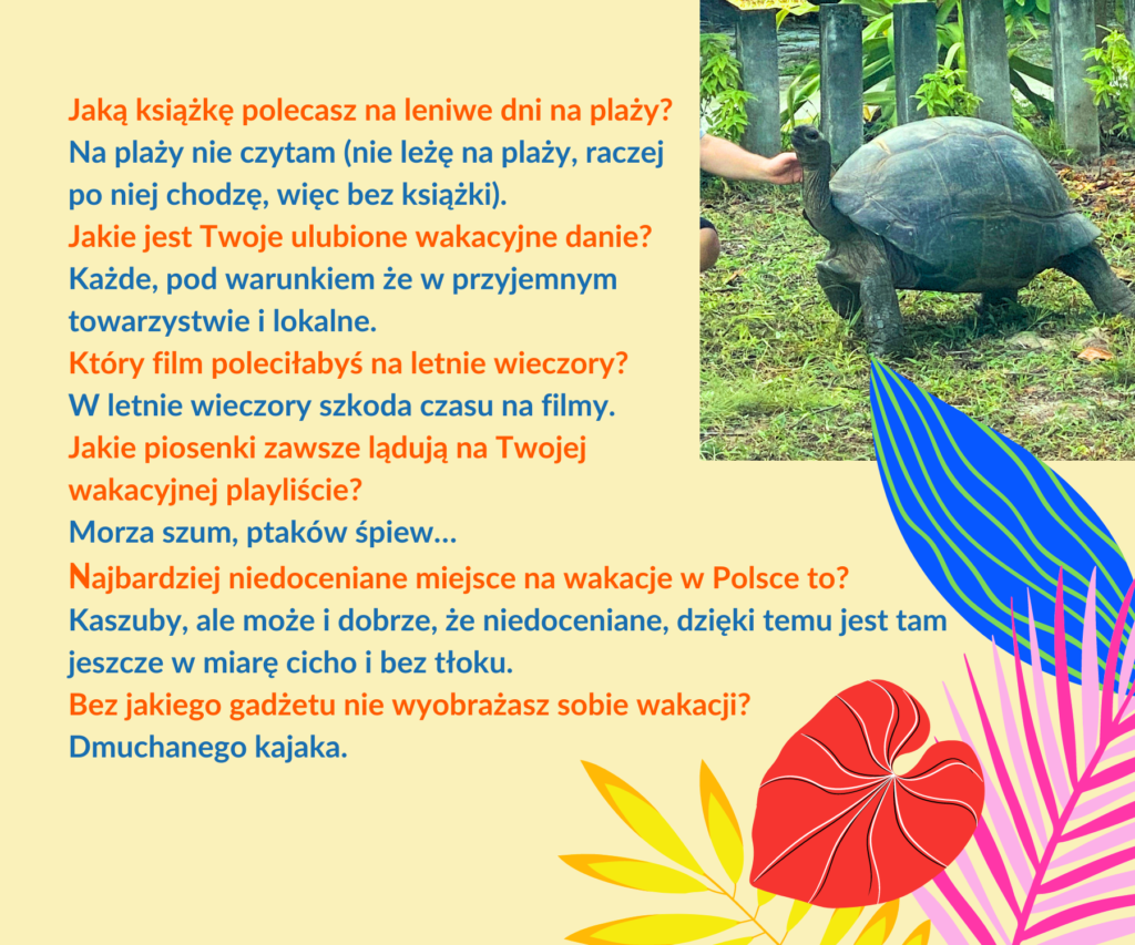 wakacje z Joanną Nowak-Paradowską